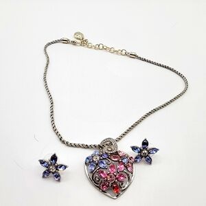 Brighton necklace and earrings.